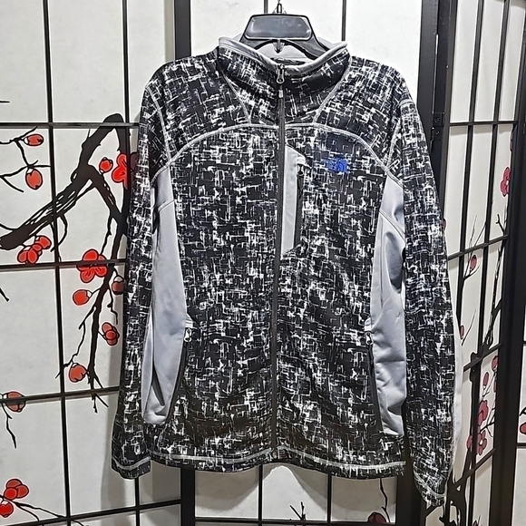 The North Face Graphic Design Zip Jacket Size Large - Picture 1 of 8